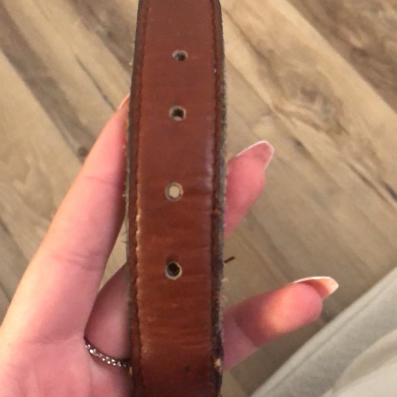 Triple braided leather belt - Picture 4 of 4